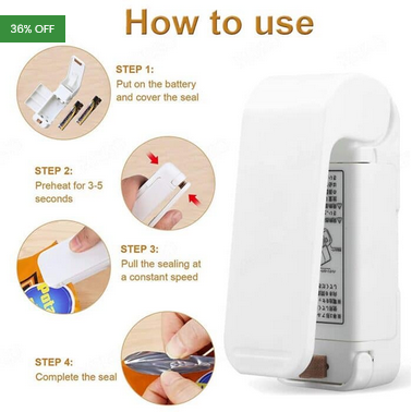 Mini Plastic Bag Sealer