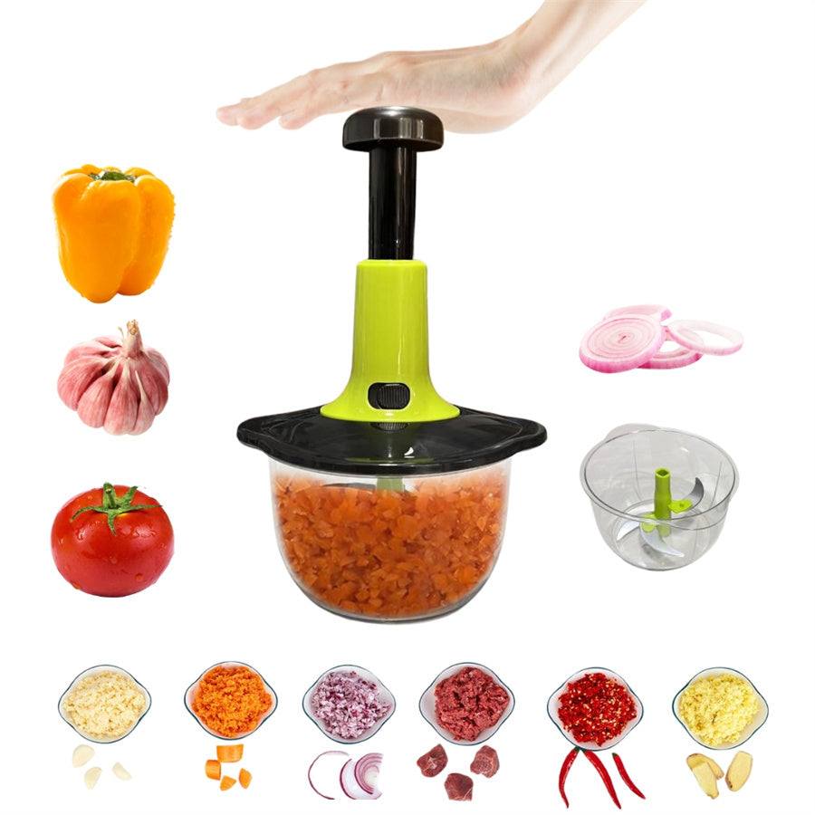 1pc hand cranked manual vegetable chopper