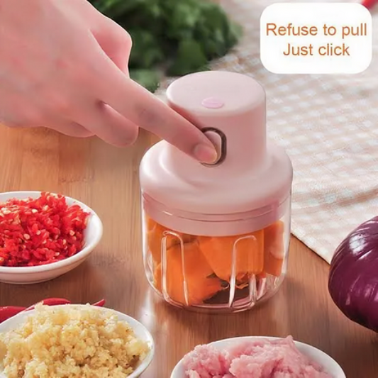 Mini Electric Garlic Masher – USB Rechargeable