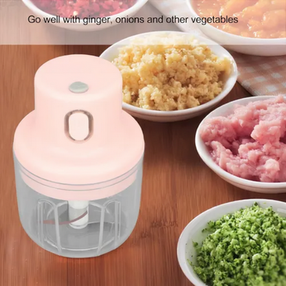 Mini Electric Garlic Masher – USB Rechargeable
