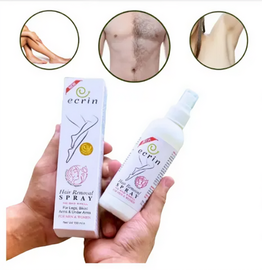 Hair removal spray ecrin